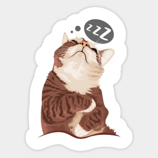 Sleeping cute Sticker